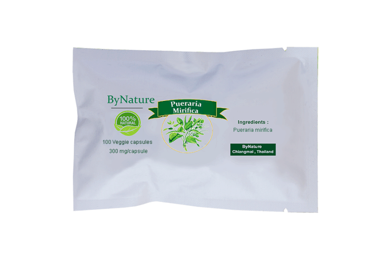 100 Pueraria capsules in folie verpakking 100 Pueraria capsules in folie verpakking